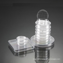 CE Approved Disposable Plastic Culture Petri Dish